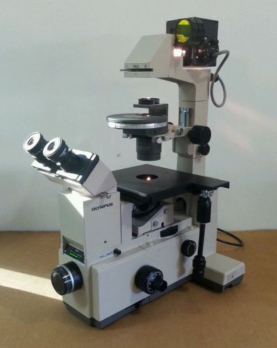 Olympus microscope imt-2 with hoffman modulation contrast for sale