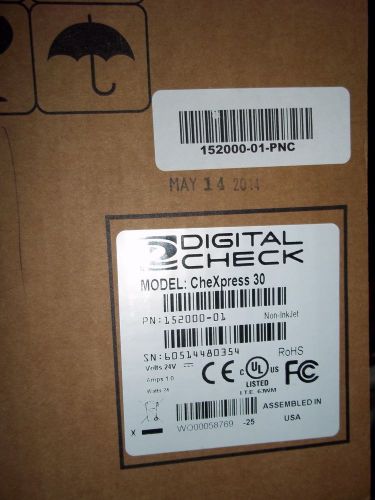 Digital Check CX30 Chexpress Check scanner (NO Inkjet)