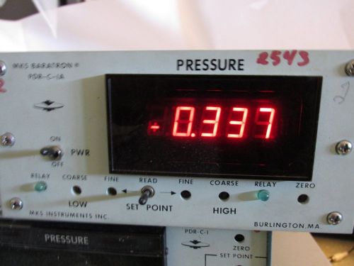 MKS Baratron PDR-C-1 Digital Readout Pressure Meter