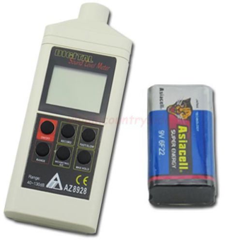 Digital sound pressure tester level meter 40-130db decibel usb noise measurement for sale