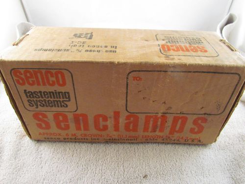 Senco fastening systems senclamp fasteners 6,000/box y09bfa bright basic for sale