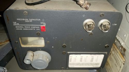 General Radio 1422-CB 1100pf Precision Capacitor serial  726