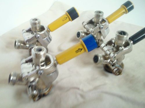 LOT FOUR KEG BEER TAPPERS COUPLERS TAVERN HEADS PERLICK
