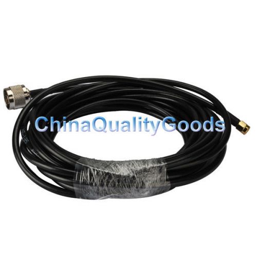 RF pigtail cable RP-SMA plug (female pin) to N type plug male connector RG58 1m