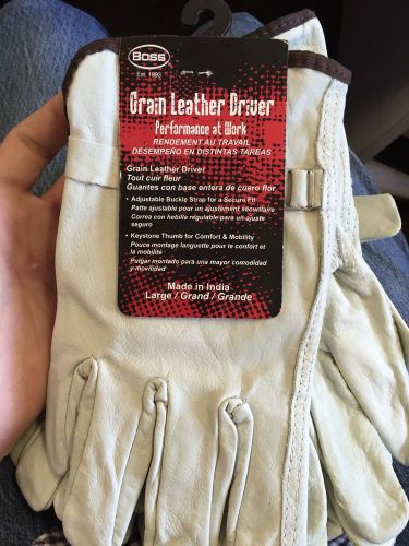 Boss 4070L GRAIN Glove Leather, Large FREE SHIP