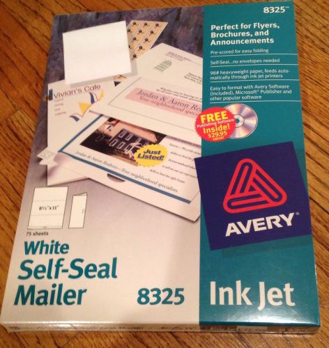 Avery 8325 white self-seal mailer new free ship witin 24 hours in usa for sale