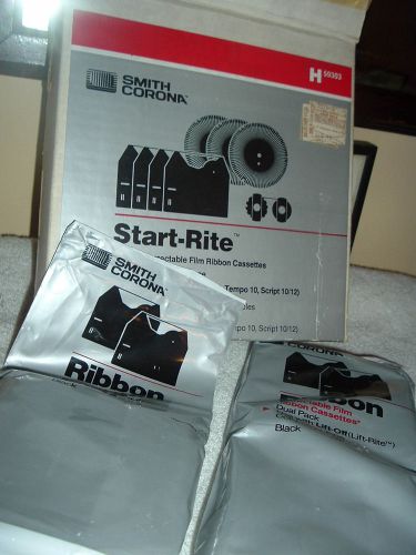 NIP Vintage Black Correctable Film Ribbon Cassettes Print Wheels Smith Corona