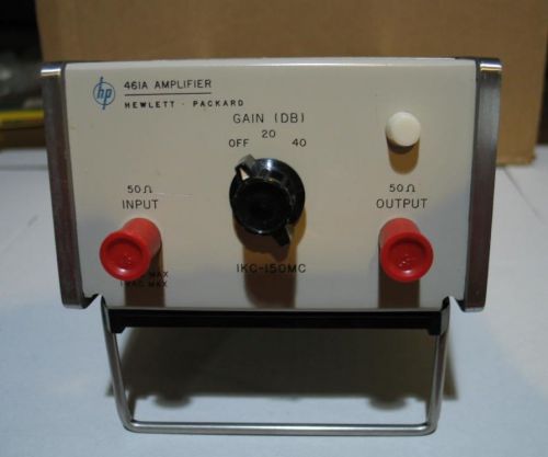Agilent HP 461A Wideband Amplifier .01MHZ - 150MHZ 20dB and 40dB Gain