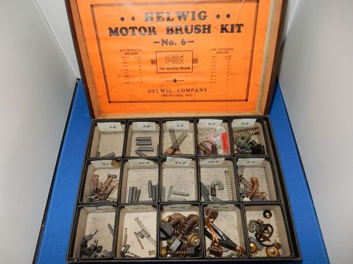 vintage Helwig Carbon Brush Kit no. 6 For  Electric Motors
