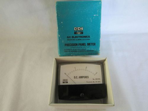 GC Electronics #20-918 DC Precision Panel Meter-0-3 Amperes-tested/working