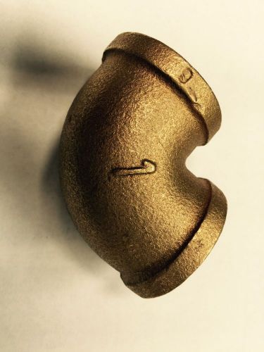 1&#034; brass 90° elbow threaded fnpt fitting for sale