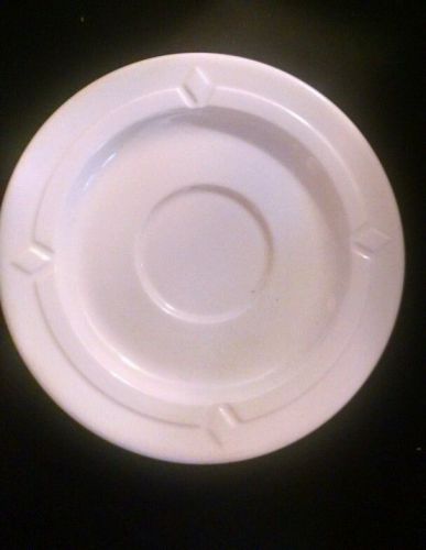 90 Royal Rideau Syracuse China White Saucer Plates 6 1/2&#034;