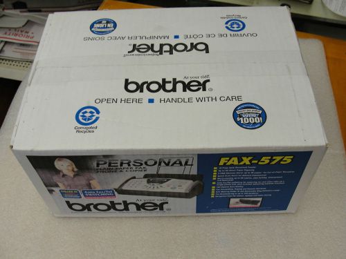 NEW IN BOX FACTORY SEALED Brother FAX-575 Personal Fax, Phone, and Copier