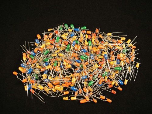 (250+ pcs.) Dipped Tantalum Capacitor - Grab Bag, assorted values and voltage