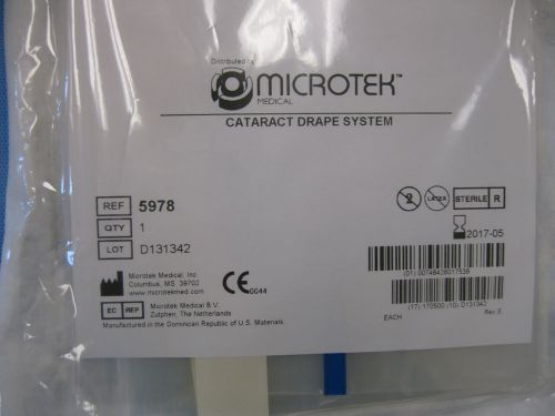 Lot of 17 microteck cataract drape systems - 5978   expires 2017-05 for sale
