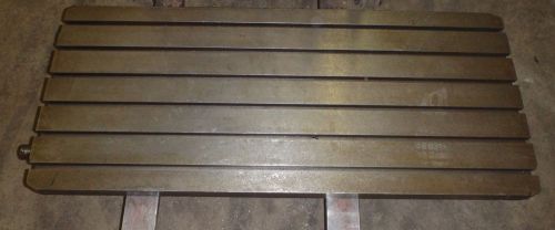 59&#034; x 24&#034; x 5.5&#034; steel welding t-slotted table cast iron layout plate 6 t-slot for sale