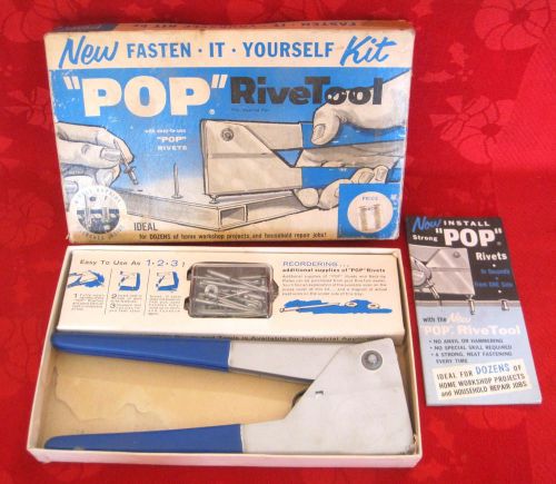 Vintage USM Brand POP RiveTool Complete Kit #103 * PRG-410 * Lightly Used