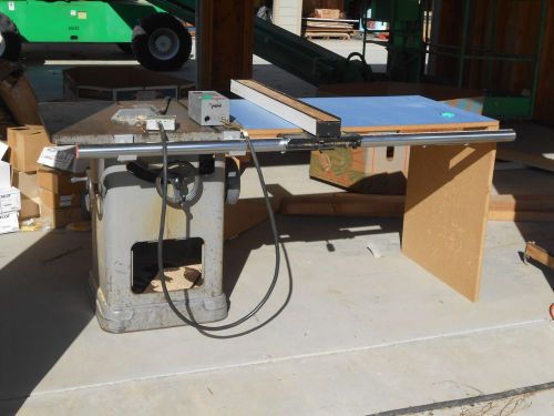 ROCKWELL DELTA 10&#034; UNISAW TILTING TABLE SAW ARBOR SAW