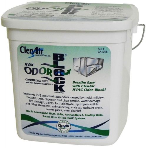 ClenAir CA1015 - HVAC Odor Block Commercial Treats 10 to 15 Tons For 4 Months