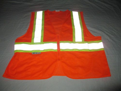 Radians Class 2 High Visibility Vest with Zipper Front Size XL