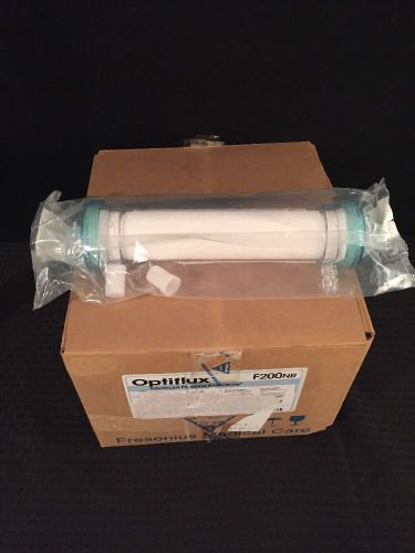 NEW CASE OF 12 OPTIFLUX Advanced Fresenius Polysulfone High-flux F200NR Blue