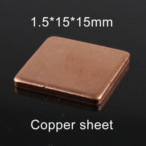1.5*15*15mm Computer graphics heat sink, copper copper, thermal pad , copper she