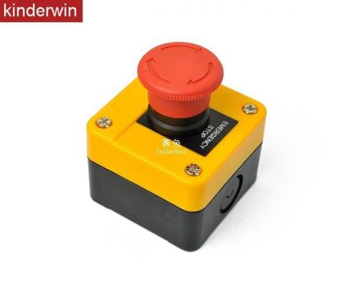 Red sign emergency stop push button 660v switch 9ba for sale
