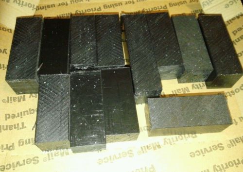 1&#034; UHMW Sheet scrap, TWELVE Pieces.