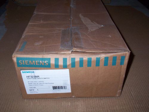 New siemens hf323nr 100 amp 240v fusible 3r safety switch disconnect nib shelf for sale