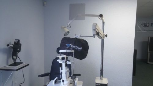 Reliance lane package 880 chair toe kick stand slit lamp phoroptor projector bio for sale