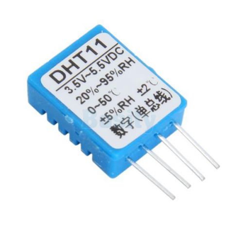 10pcs dht11 digital temperature and humidity sensor blue for sale