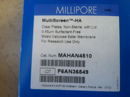 MultiScree-HA 0.45um clearplate, non-sterile with lid, MAHAN4510