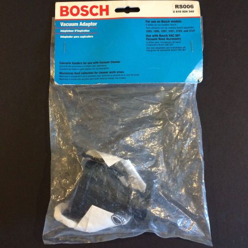 BOSCH RS006 Vacuum Adaptor