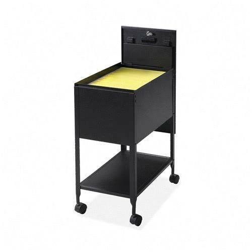 New home office organization storage rolling mobile file cart crafts steel black for sale