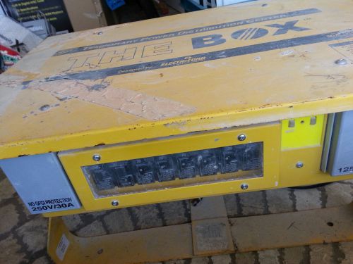 The box electricord temporary power distribution center - temp electrical power for sale