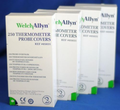 Welch Allyn Oral Disposable Thermometer Probe Covers 05031 Qty 4500 (18 x 250)