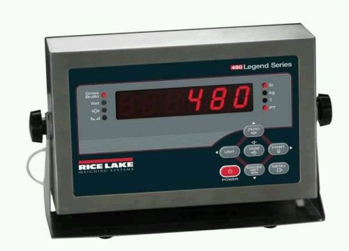 Rice Lake Indicator 480 Legend LED Display,115-230V,NEMA,Stainless S Washdown