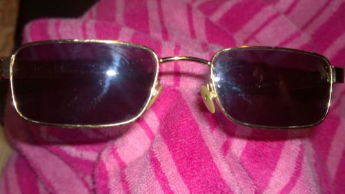 Designer Cadillac Sun Glasses Gold with Metal Frame by Style eyes