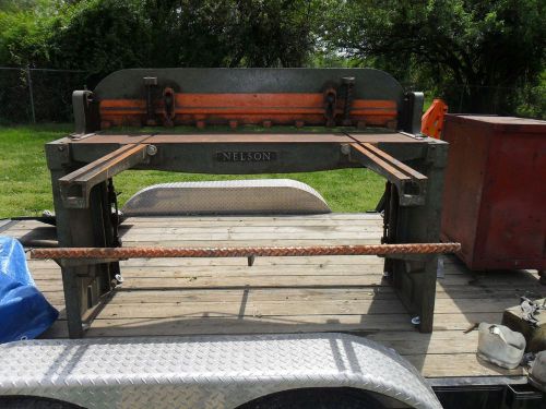 NELSON SHEET METAL SHEAR 52&#034; FOOT OPERATED