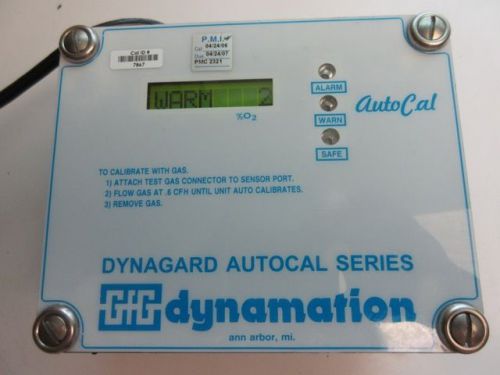DYNAMATION DYNAGARD AUTOCAL GAS DETECTION SYSTEM MODEL 1001