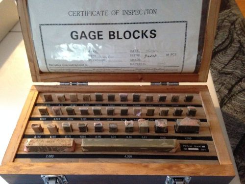 Gage blocks (36 piece set)