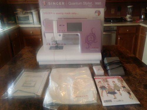 SINGER 9985 QUANTUM STYLIST TOUCH SEWING MACHINE