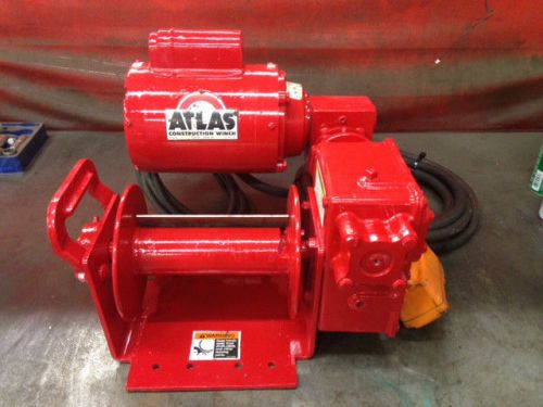 Used thern atlas electric winch 4wp2t8 2000# capacity w/ pendant control for sale