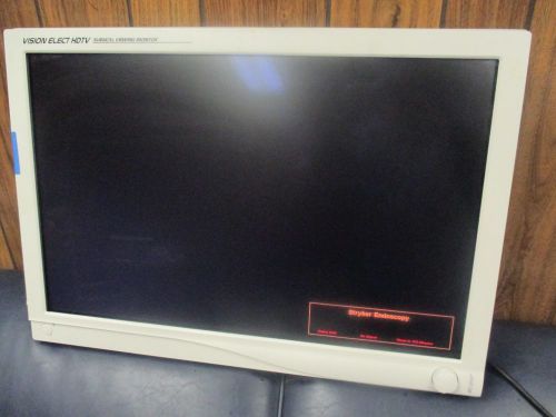 Stryker 240-030-960 VISION ELECT HDTV 26&#034; Endoscopy Surgical Viewing Monitor