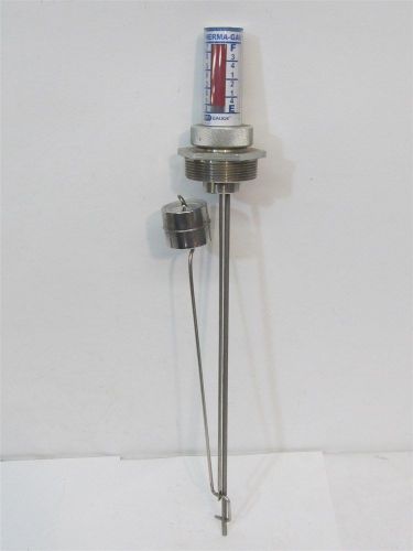 Krueger 26&#034; type h stainless level 3 at-a-glance tank gauge for sale