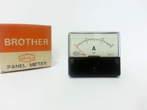 AC-15A Analog Ammeter Panel AMP Current Meter AC-0-15A Brother