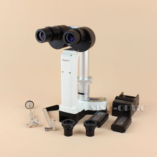 Portable Slit Lamp Microscope 4 Spots Alu. Case Brand New