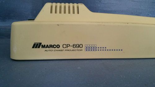 MARCO CP-690E AUTO CHART PROJECTOR (please read)(as is)