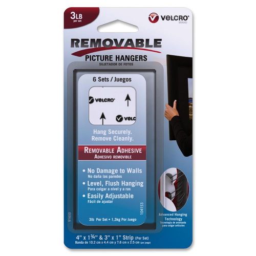 VELCRO USA Inc Removable Picture Hanger Set of 2