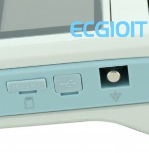 Handheld-ECG-machine-ECG101T with color touch screen